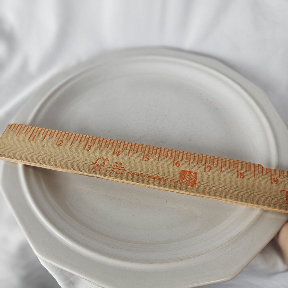 (2) Pfaltzgraff Heritage White Dinner Plates - 10-3/8” Diameter These - Set of 2 - Picture 4 of 4